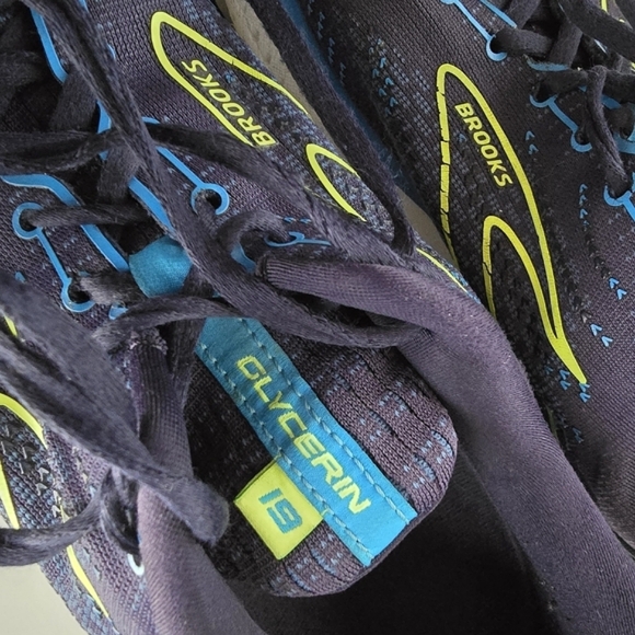 Brooks Men's Glycerin 19 Navy Blue Neutral Running Sneakers Size 11.5 - Picture 7 of 13